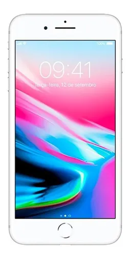 iPhone 8 Plus 256gb Prateado Excelente - Celular Usado