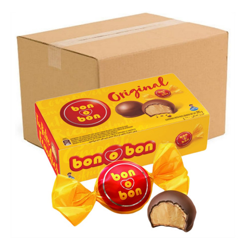 Arcor ARCOR Bombon Bonobon Chocolate Con Leche Arcor (bulto12 X 30u) - Chocolate - Sin agregado - 5400 g - Unidad - 1 - 360 - Caja