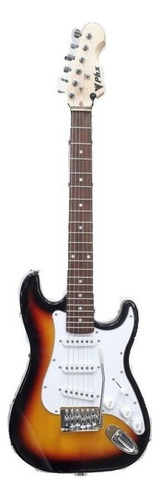 Guitarra elétrica infantil PHX Sunset IST1 de  tília sunburst verniz com diapasão de pau-rosa
