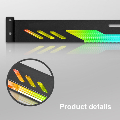 2024 Soporte For Gpu Tarjeta Gráfica Argb Aura Sync 3 Pines