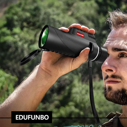 Edufunbo - Telescopio Monocular De 12 X 50 Pulgadas Para Sma
