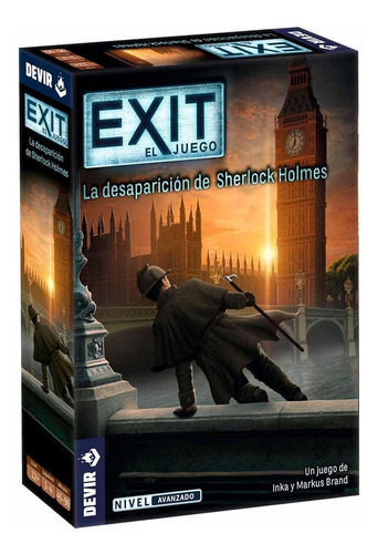 Exit 23 La Desaparición De Sherlock Juego De Mesa - Devir