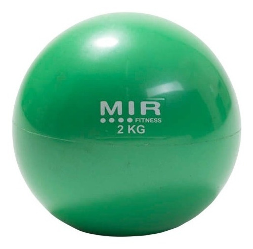 Pelota Con Peso Mir Tone Ball 2 Kg Sin Pique Medicine Ball