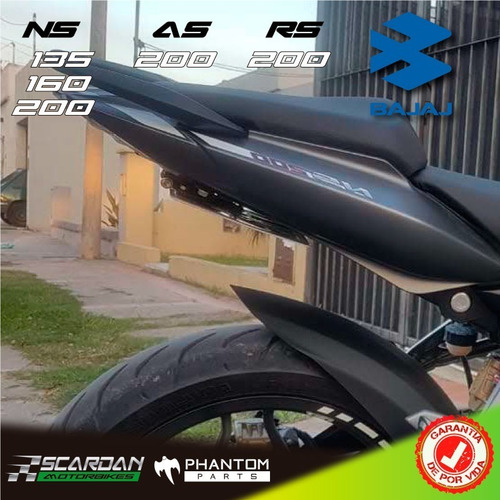 Imagen 3 de 5 de Portapatente Rebatible Fender Bajaj Rouser Rs 200