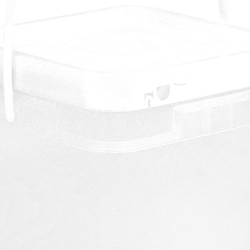 Cubo Cuadrado Para Almacenamiento De Alimentos, Cubo Claro