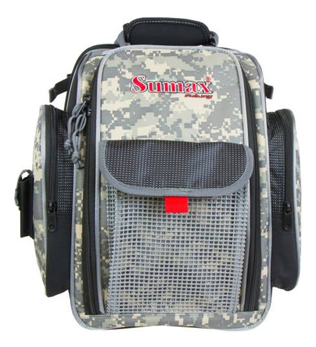 Mochila Bolsa Para Pesca Camping Sumax Sm-1711 Resistente