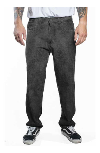 Pantalon Jeans Dark Spandex Spy Limited Chupin Negro Hombre 