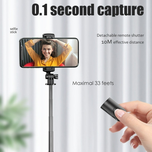 Mz Mini Stick Trípode 360º Bluetooth Selfie Stick Blanco 68