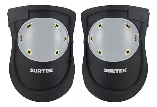 Rodilleras De Goma Rgo Surtek Color Negro Talla Unitalla
