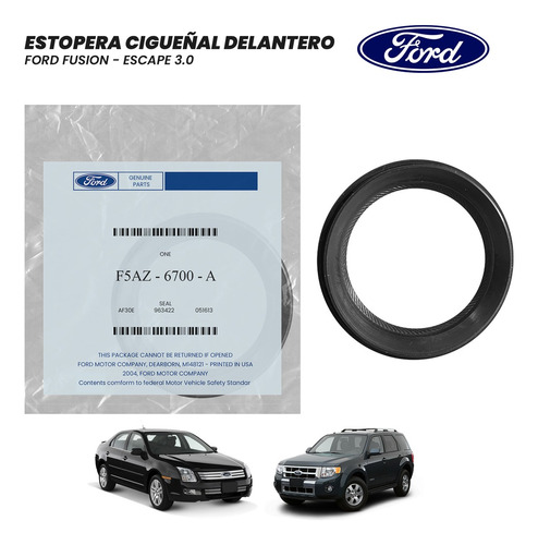 Estopera Cigueñal Delantero Ford Fusion Escape 3.0