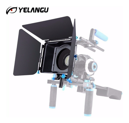 Imagem 11 de 12 de Parasol Matte Box M4 Aluminio Para Dslr E Trilho 15mm