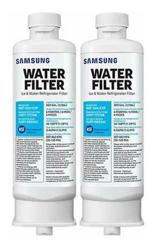 Pack 2 Filtros Refrigerador Samsung Original Rf28r + Regalo