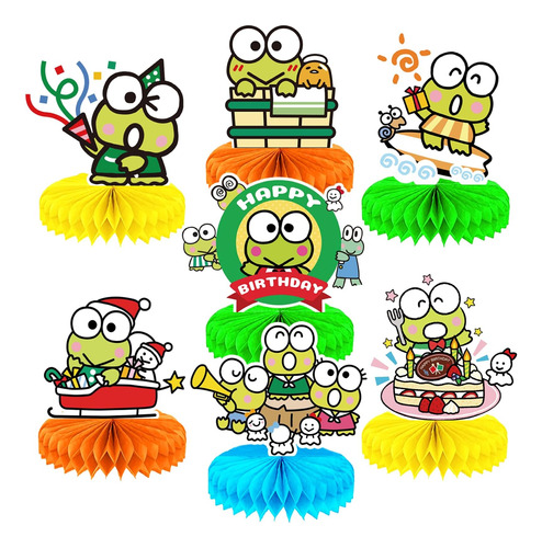 La Rana De Keroppi Decoraciones De Fiesta De Cumpleaños, 7 P