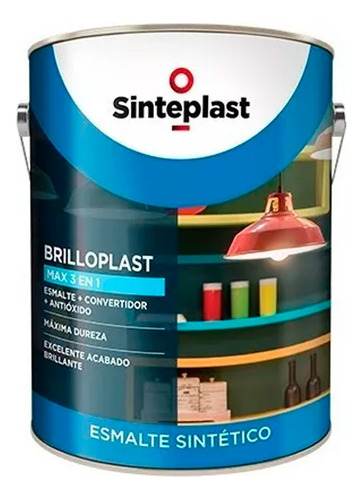 Esmalte Convertidor Brilloplast 3 En 1 4lt Blanco Pintumm