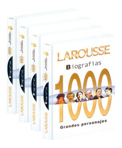 Biografías 1000 Grandes Personajes 4 Vols