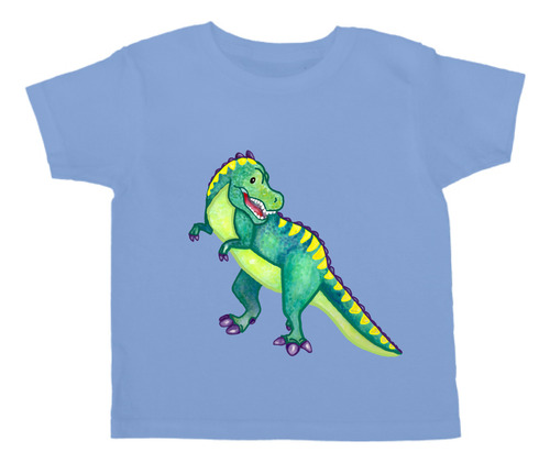 Playera Para Bebé Con Diseño T-rex Dinosaurio