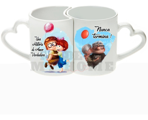 Pareja De Tazas San Valentín Up