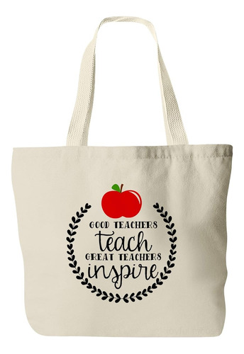  Bolsa De Tela Inspiradora Maestros Regalo Inspirador M...