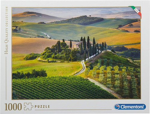 Imagen 1 de 5 de Rompecabezas Clementoni 1000 Toscana Tuscany Italia La Plata