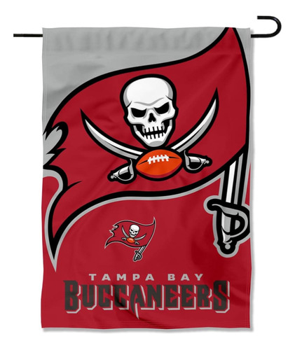 Tampa Bay Buccaneers Gran Bandera De Jardín De Doble C...