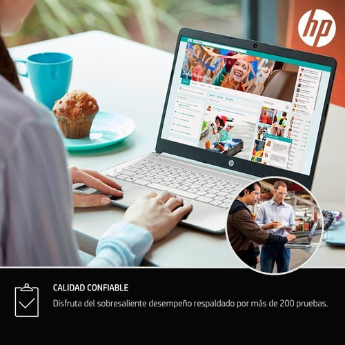 Notebook Hp 14-cf2074la Intel Core I5 10210u 8gb 256gb Win10 Color Plateado