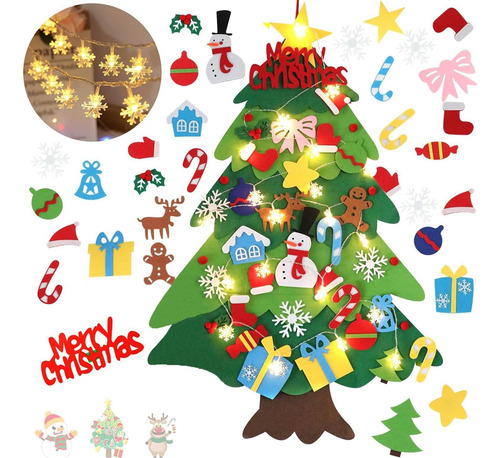 Árbol De Navidad De Fieltro, Árbol De Navidad De Fieltro P