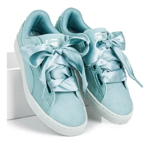 Tênis puma suede hotsell heart pebble feminino