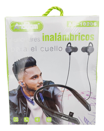 Auricular Inalambrico Bluetooth Andoom Negro