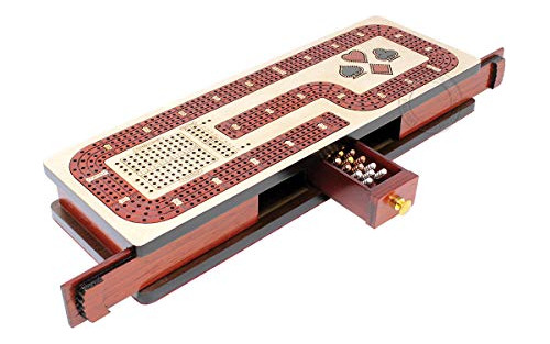 House Of Cribbage - Continuous Cribbage Board / Box Inlaid I
