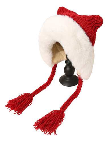 Muyier Gorro De Invierno Con Pompones Con Orejas De Gato