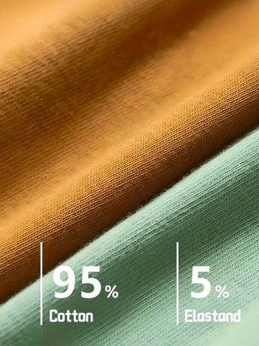 Calzoncillos Bóxer De Algodón De Color Sólido Para Hombre