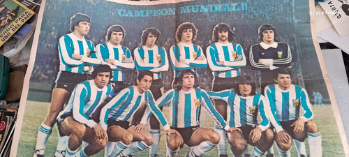 Revipóster Selección Argentina Campeón Mundial 1978 (Usado)