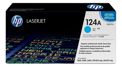 Toner Hp Q6001a {124a} Azul Original