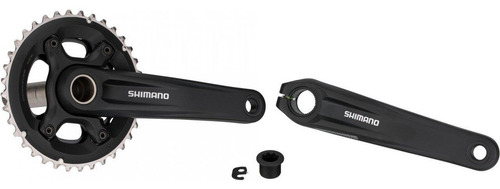Plato Y Palanca Mtb Shimano Deore Fc-mt600-2 36-26t 2x11v Color Negro