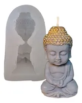 Comprar Molde Silicona Buda Sentado Para Vela Resina Yeso Color Transparente