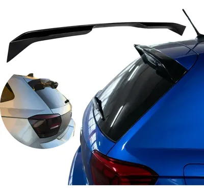 Aerofolio Polo Gts Gti Black Piano Plástico Abs Não É Fibra