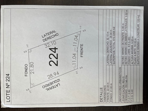 Imagen 3 de 3 de Lote Hudson Park / Oportunidad