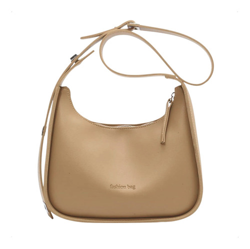 Carteras De Mujer Cartera Porta Celular Bolso Moda Elegante Acabado De Los Herrajes Plateados Color Camel Correa De Hombro Camel Diseño De La Tela Liso
