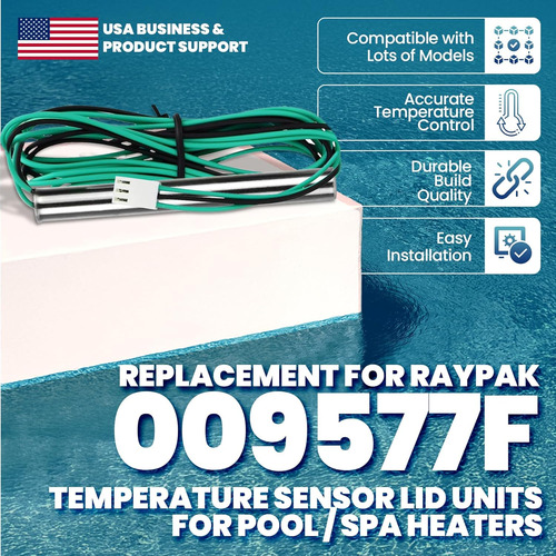 Raypak 009577f Unidades De Tapa De Sensor De Temperatura De
