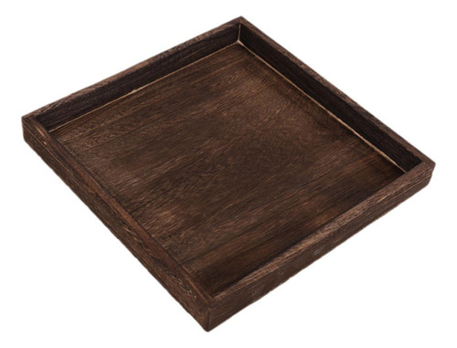 . Bandeja De Madera Para Servir, Bandeja Para Cuadrado L