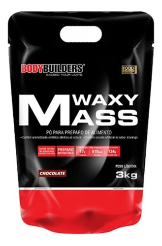 Suplemento Alimentar Waxy Mass 3kg Bodybuilders - Chocolate