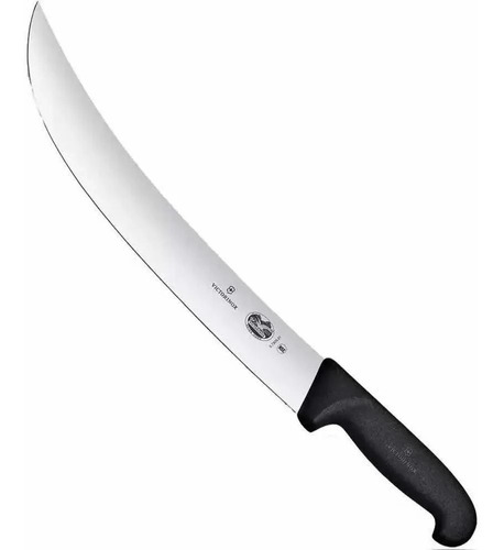 Cuchillo Carnicero Curvo Victorinox Hoja De 36cm 5.7303.36 Color Negro