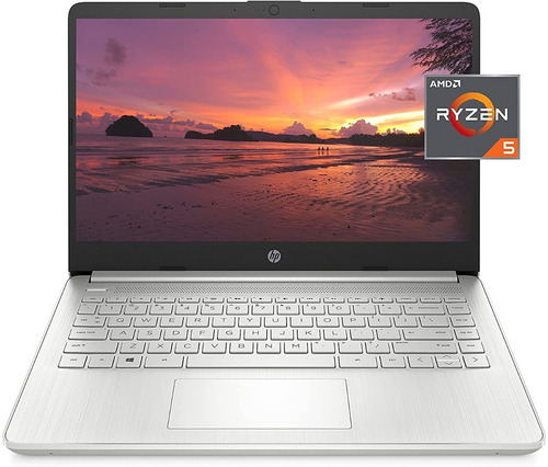 Notebook Hp Ryzen 5 5500u Hexa 8gb Ssd256 14puLG Full Hd