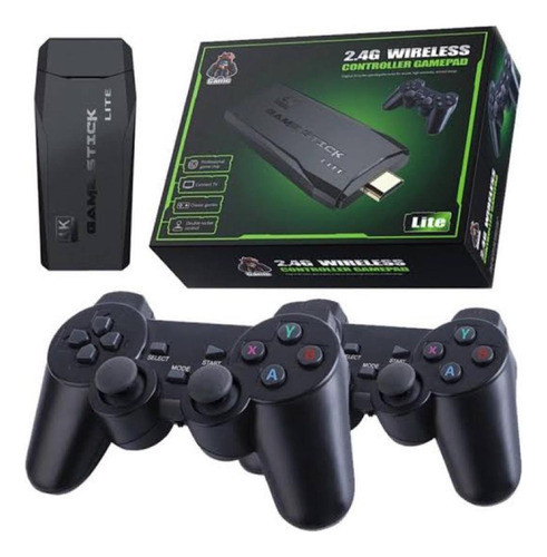 Adaptador Hdmi Stick Retrô 2 Controles Tv Para Games