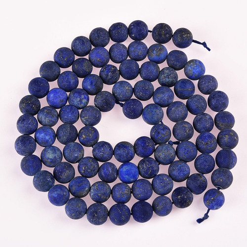 Pltbeads Precioso Collar De Lapislazuli Natural Con Piedras