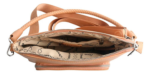 Cartera Bandolera - Morral Las Oreiro 28207 Color NUDE