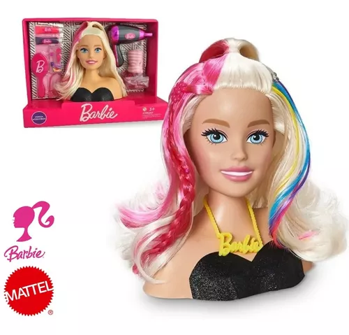 Kit De Bonecas Barbie Styling Hair Brincar De Cabeleireira - R$ 338,45