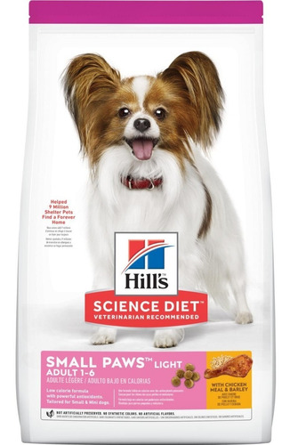 Hills Canino Small Paws Light 4.5 Lb