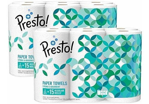 Toallas De Papel Para Cocina - Presto - X12 Unidades 