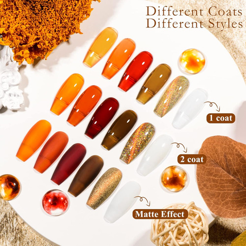 Msruioo Jelly Crystal - Esmalte De Unas De Gel TradĂșcido De